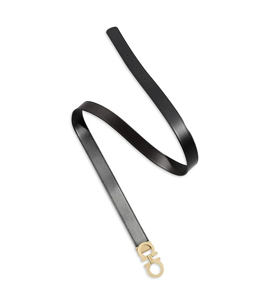 Salvatore Ferragamo Salvatore Men's Double Gancini Reversible Smooth Leather Belt 5