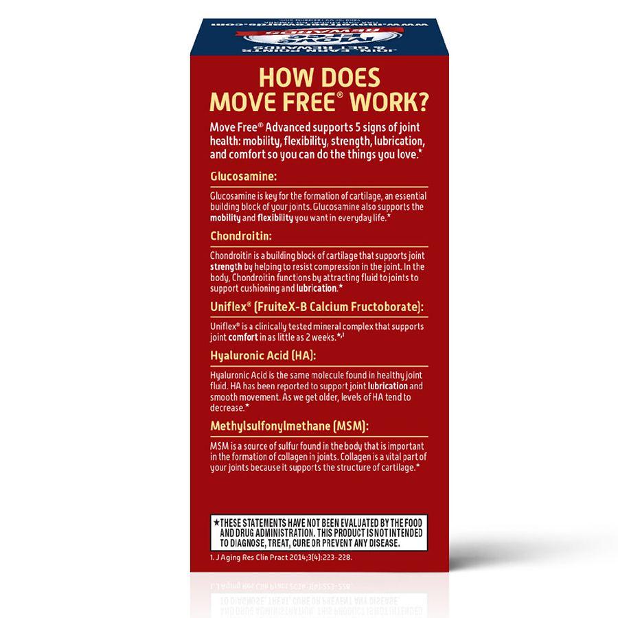 Schiff Move Free Joint Health Advanced + MSM with Glucosamine Chondroitin, Tablets