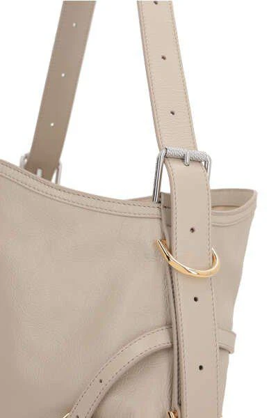 Givenchy Givenchy Voyou Logo Detailed Medium Shoulder Bag 4