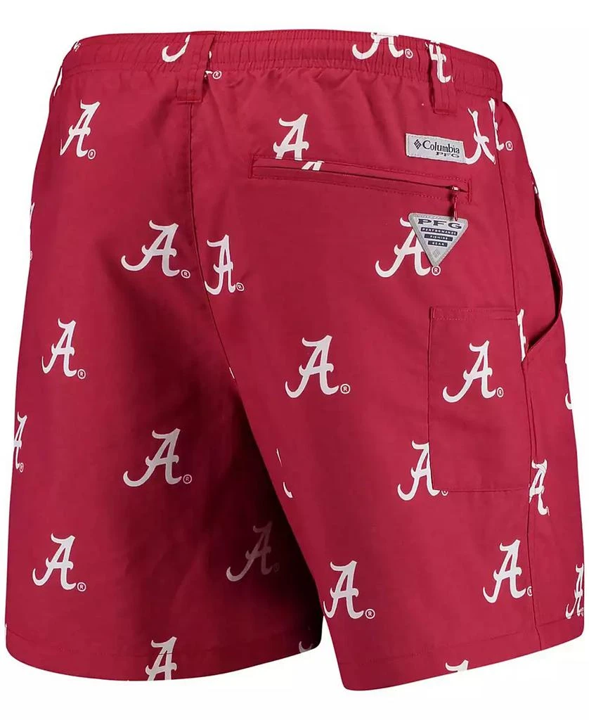 Columbia Men's Crimson Alabama Crimson Tide Backcast II Omni-Shade Hybrid Shorts 3