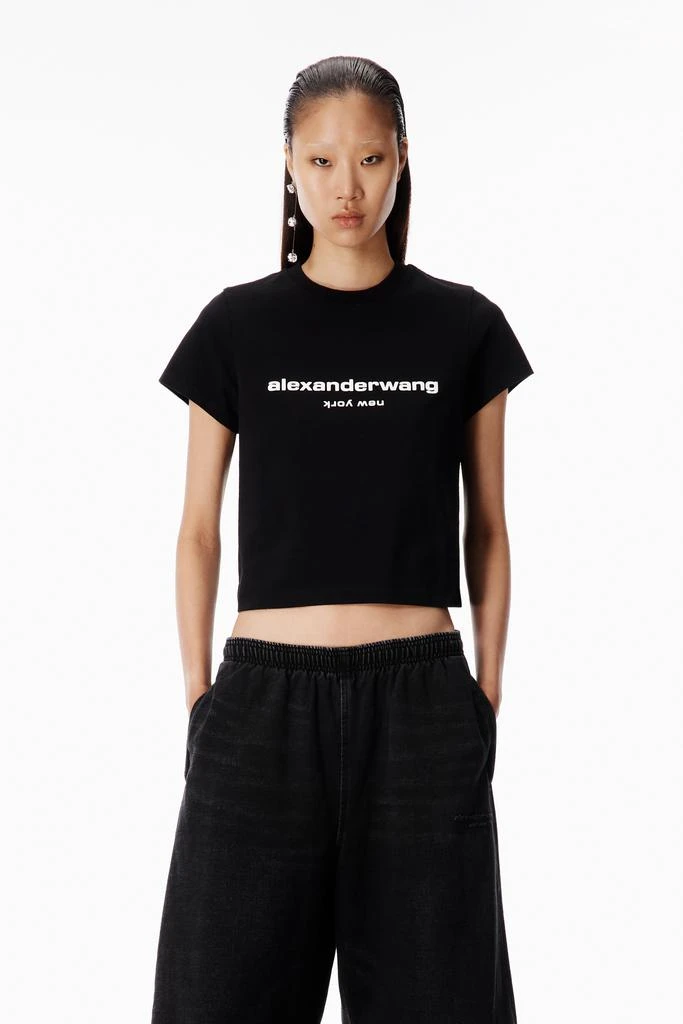 Alexander Wang Puff Logo Shrunken Tee 3