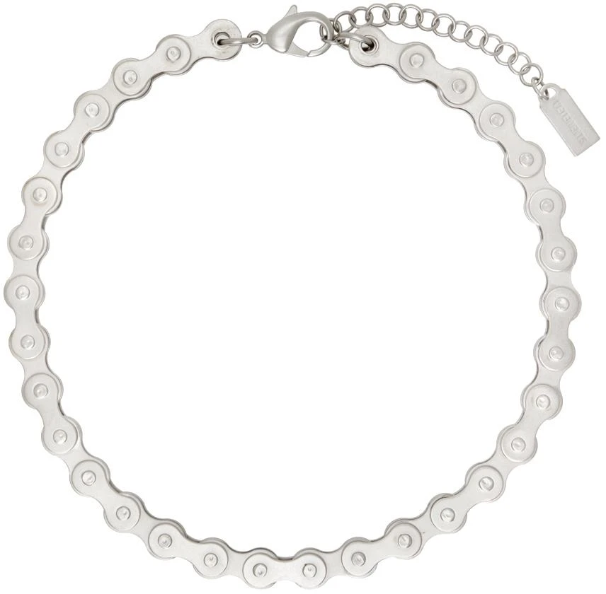 Vetements Silver Biker Chain Necklace 1
