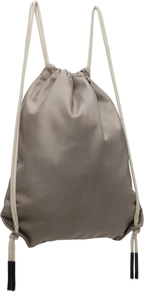 Rick Owens Gray 
Off-White Concordians Drawstring Backpack 3