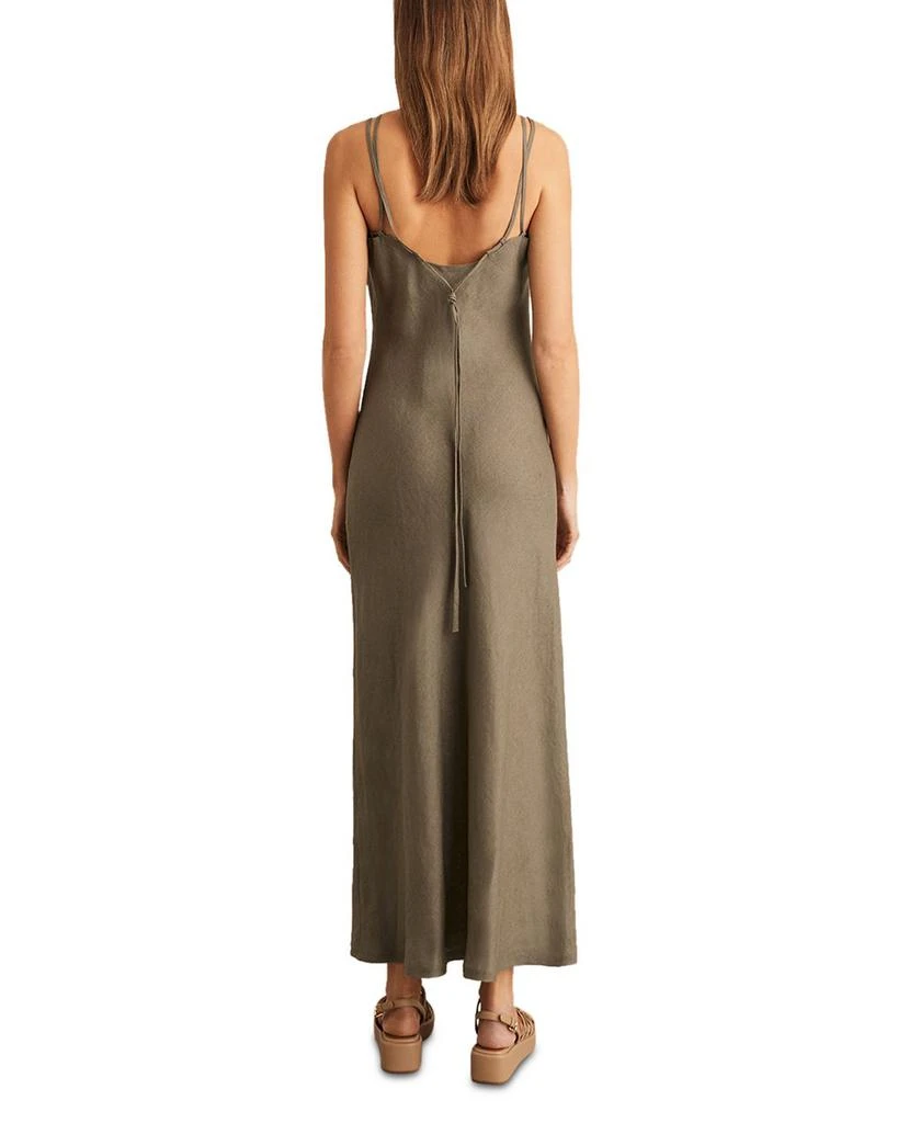 REISS Roxanne Linen Slip Dress 2