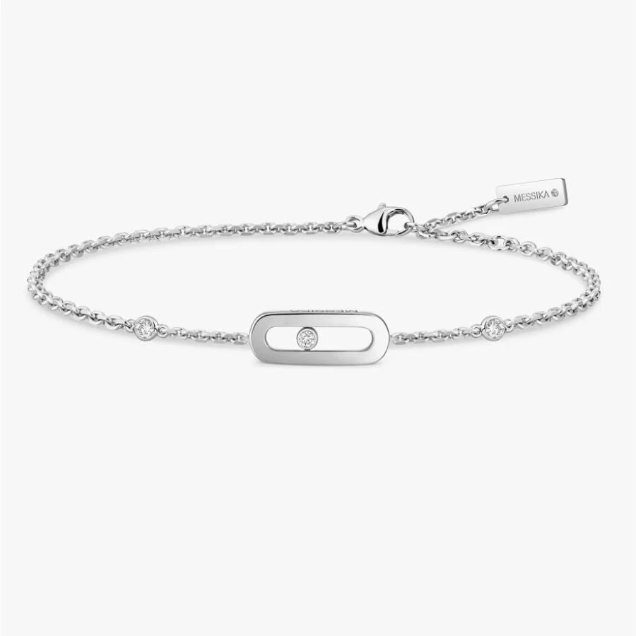 Messika Move Uno 18k White Gold Diamond Bracelet
