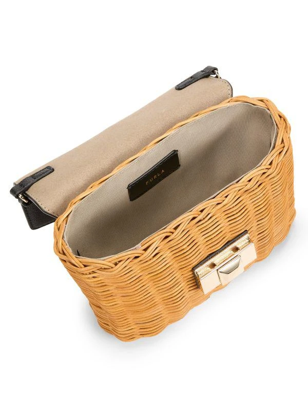 Furla Straw Crossbody Bag 3