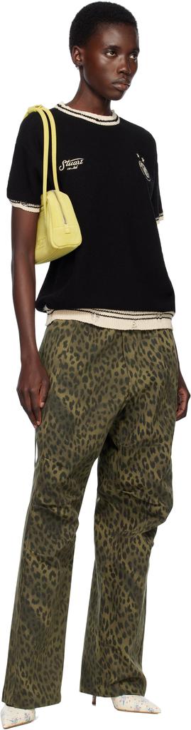 Shop Black Football Short Sleeve T-shirt on Sale at BeyondStyle