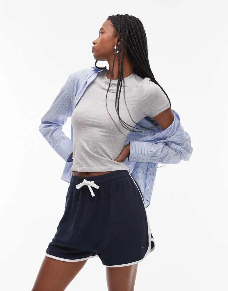 Tommy Hilfiger Tommy Hilfiger terry shorts in Navy Blue 1