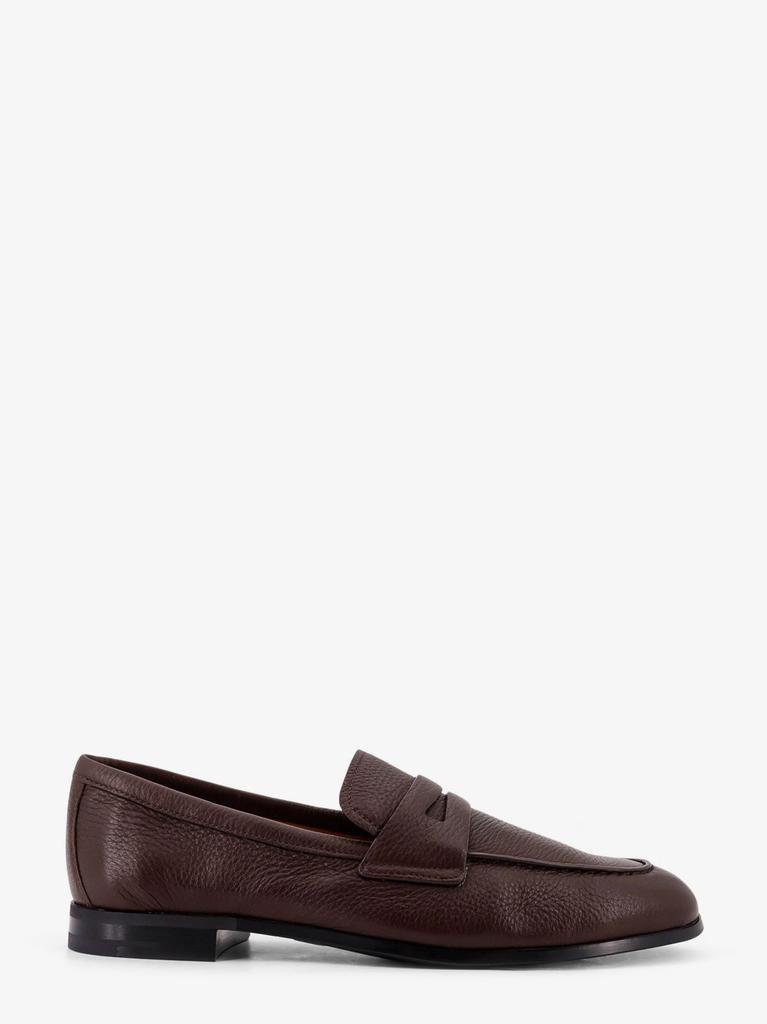 『church's』Brown Leather Moccasins Brown Deerskin Loafer with Antique Finish | Church's