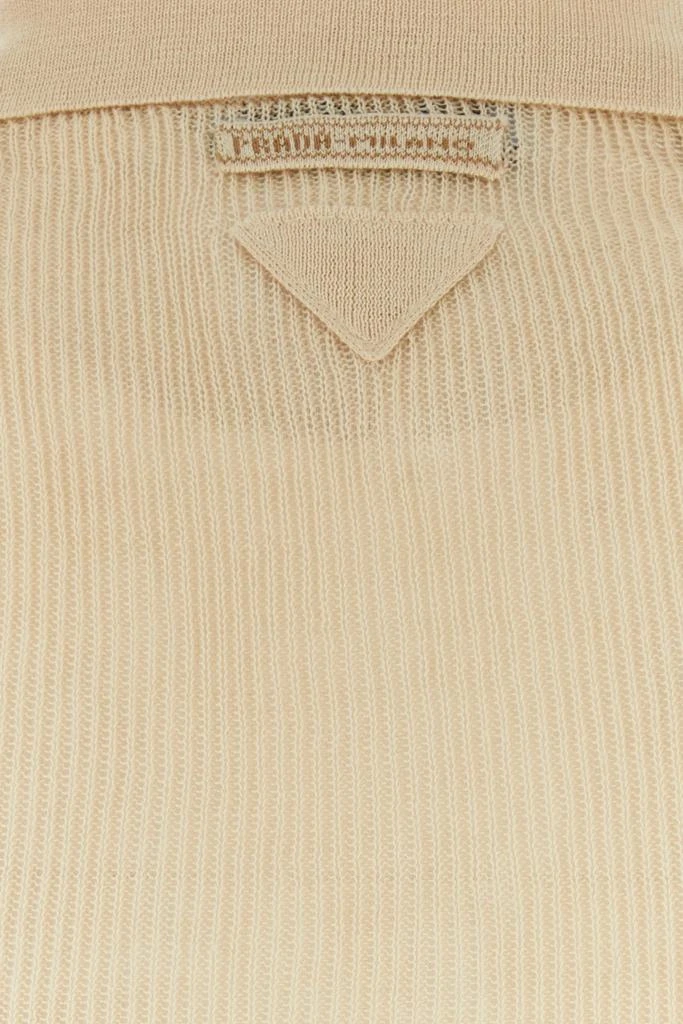 Prada Sand cotton cardigan 2