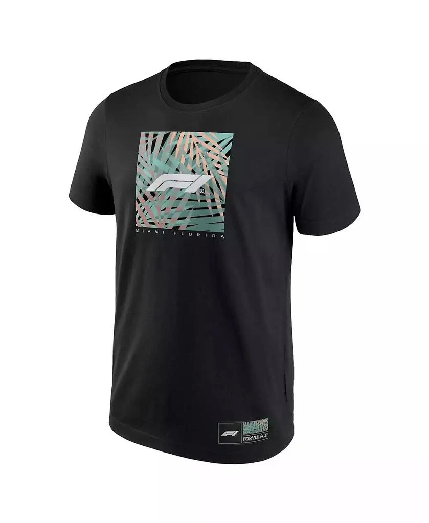 Formula 1 Men's Black Miami Palms Infill T-Shirt 2