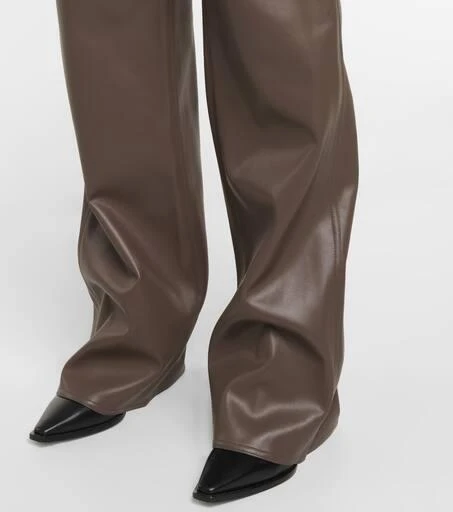 STAND STUDIO Aisha flared faux leather pants 5