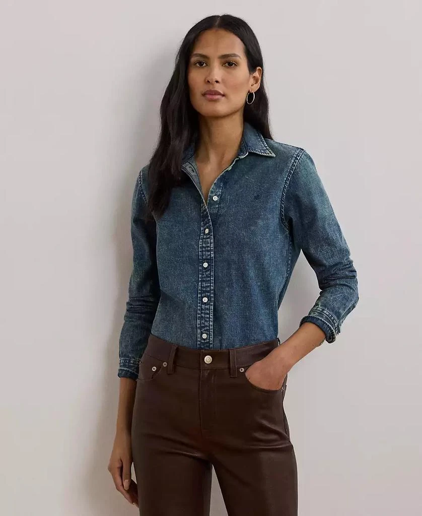 Ralph Lauren Women's Classic-Fit Denim Shirt 1