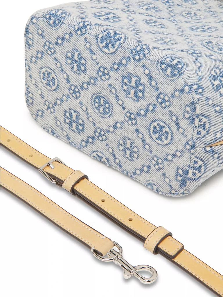 Tory Burch T Monogram Denim Bucket 6