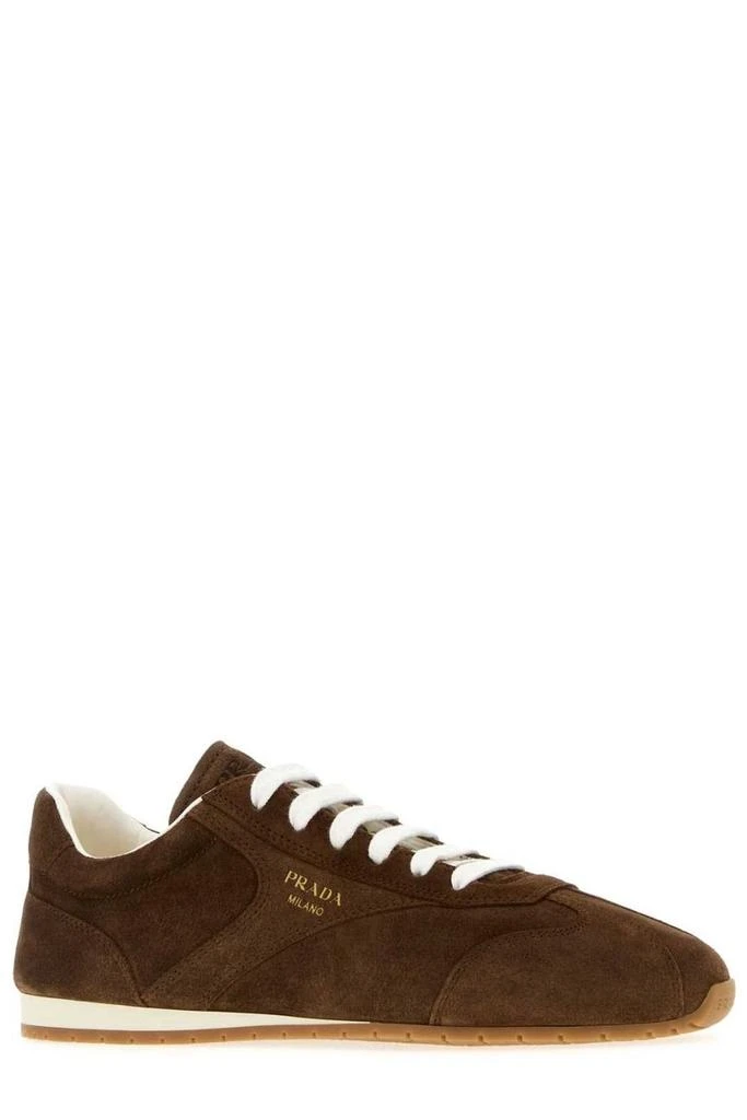 Prada Prada Round-Toe Lace-Up Sneakers 2