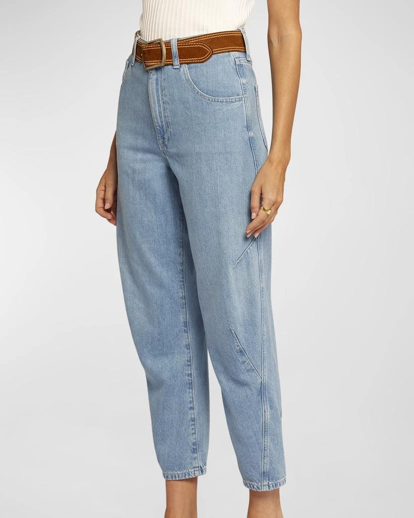 Current Elliott The Coppola Straight Cropped Jeans 5
