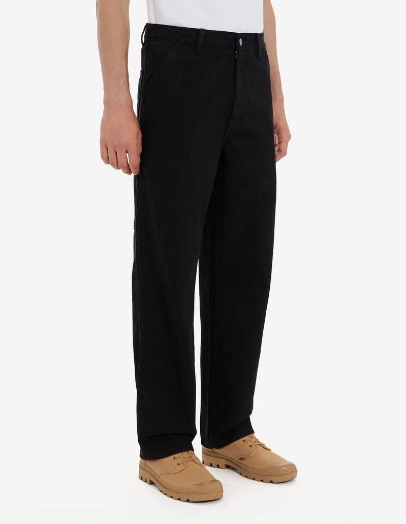 预计3周后发货 Maison Kitsune Pantalon Café Denim Worker - Noir 1