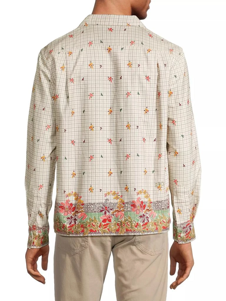 Bode Gladiolus Long-Sleeve Shirt 5