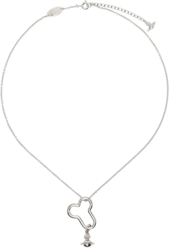 Vivienne Westwood Silver Karla Pendant Necklace 1
