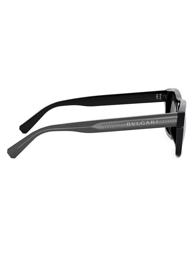 BVLGARI Tubogas 55MM Rectangular Sunglasses 7