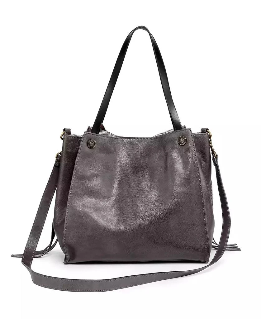 OLD TREND Women's Genuine Leather Daisy Tote Bag 8