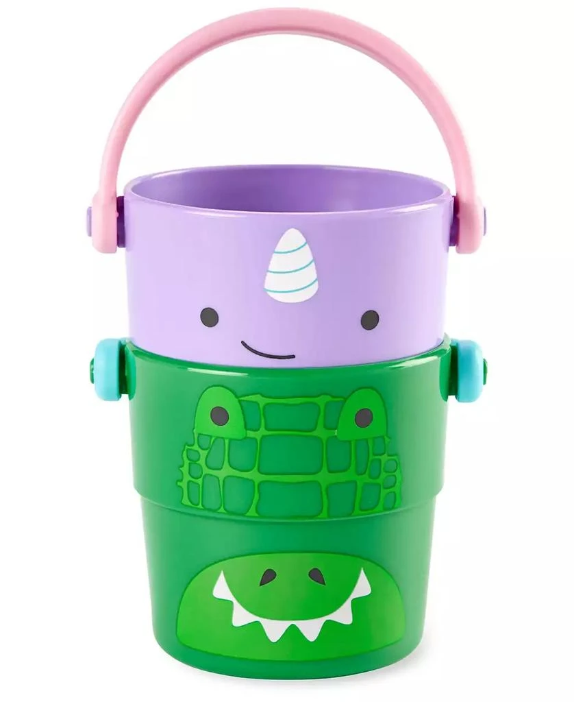 Skip Hop Zoo Stack and Pour Buckets Toy 5