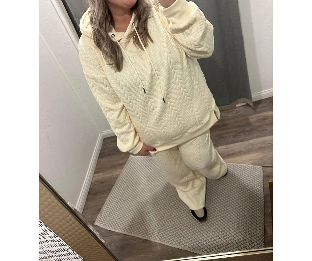 VERY J Very J - Let
s Snuggle Cable Knit Set 3