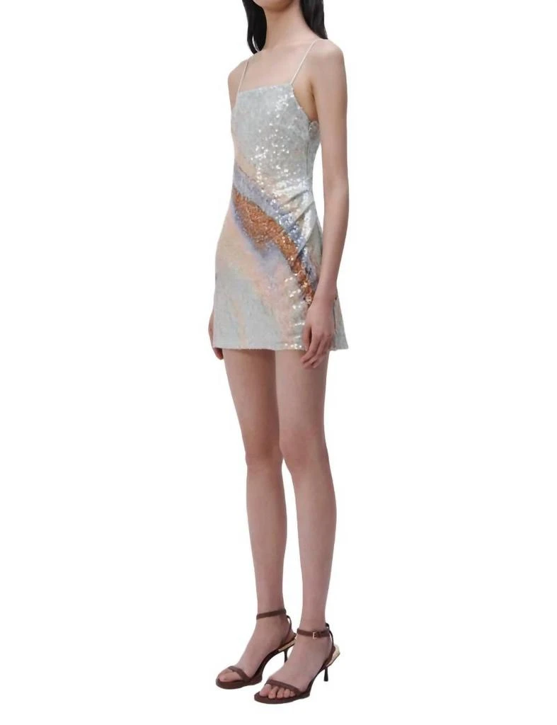 Jonathan Simkhai Jonathan Simkhai - Frankie Marble Print Sequin Dress 2