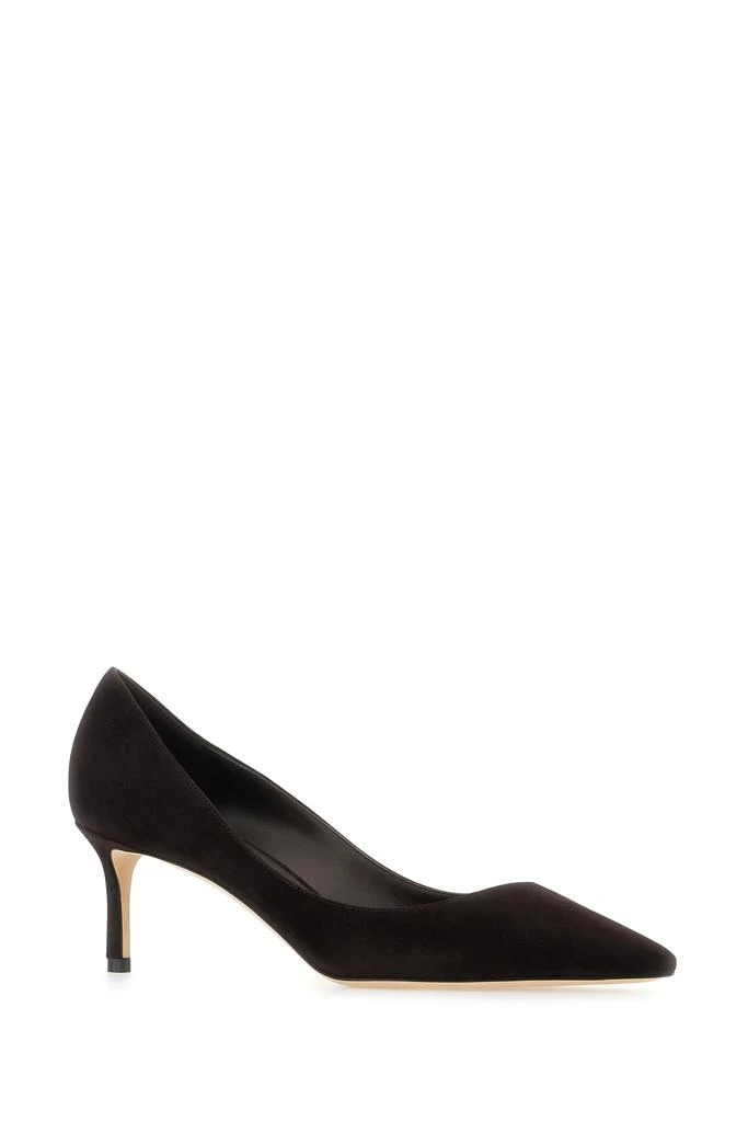 Jimmy Choo Dark Brown Suede Pumps 2