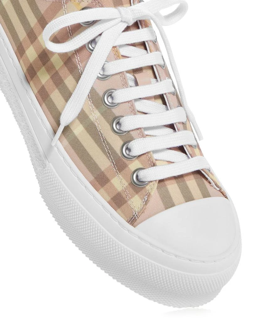Burberry Women's Check Platform Sneakers 5