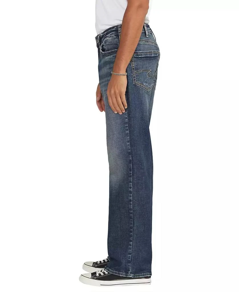 Silver Jeans Co. Men's Gordie Relaxed Fit Straight Leg Jeans 3