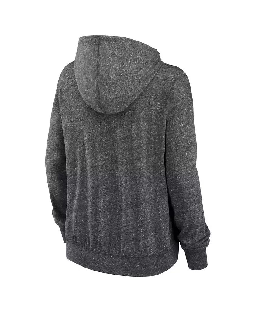 NIKE Women's Heather Charcoal Arizona Cardinals Team Spirit Gym vintage-like Lightweight Hooded Top
