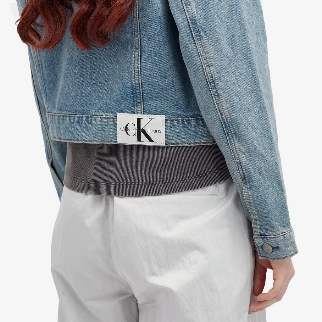 Calvin Klein Calvin Klein Cropped 90S Denim Jacket 5