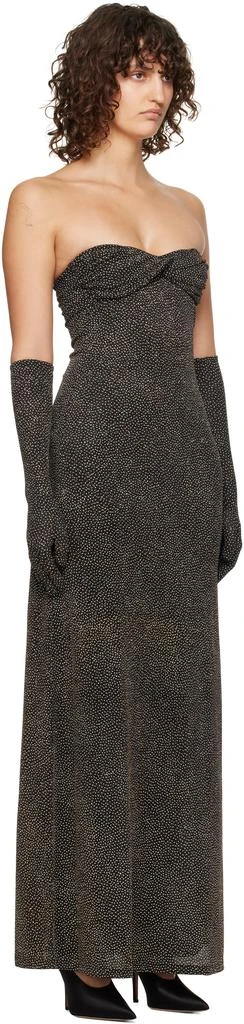 Beaufille Black & Gold Anise Maxi Dress 2