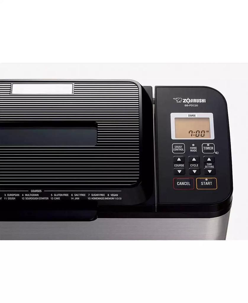 Zojirushi BB-PDC20BA Home Bakery Virtuoso Plus Breadmaker