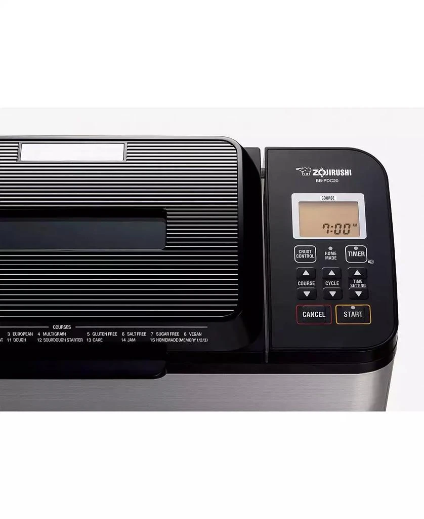 Zojirushi BB-PDC20BA Home Bakery Virtuoso Plus Breadmaker 2