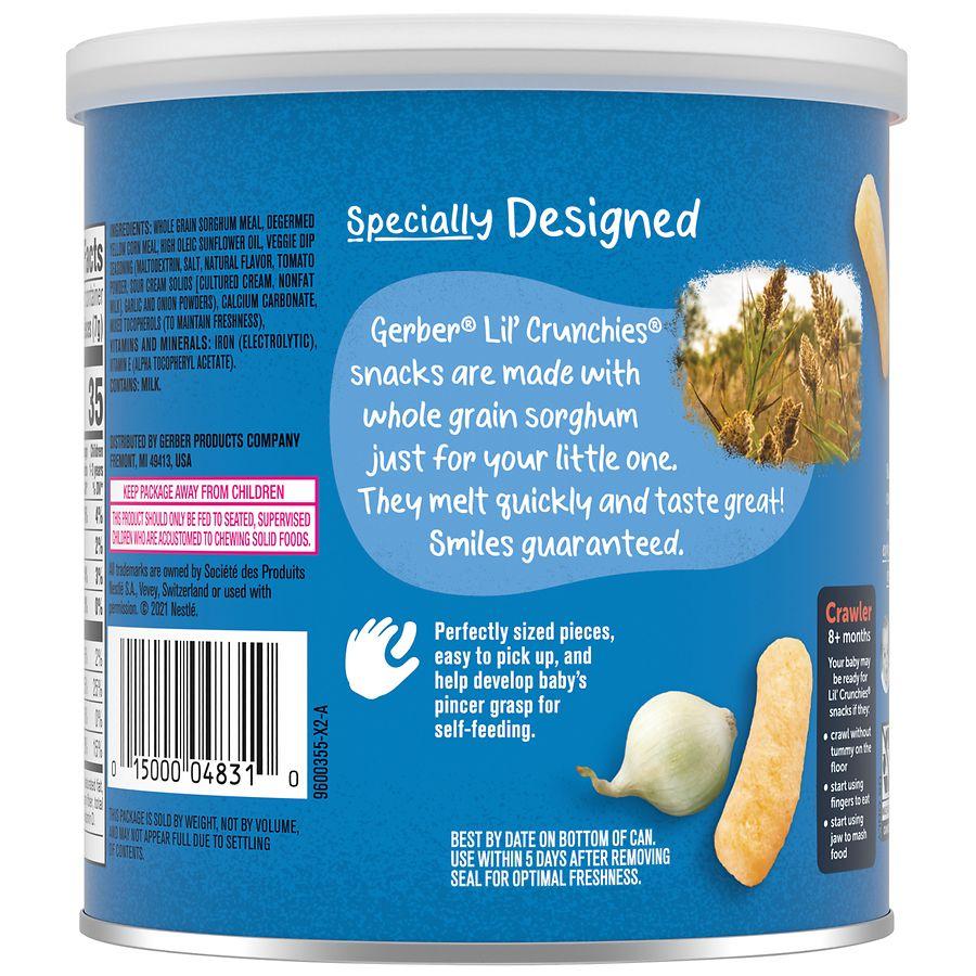Gerber Lil Crunchies Puff Snacks Veggie Dip