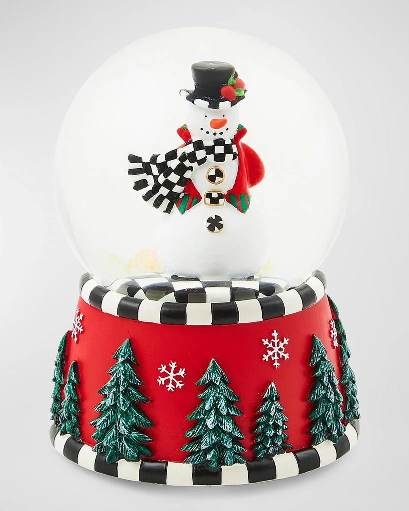MacKenzie-Childs Courtly Snowman Snow Globe 1