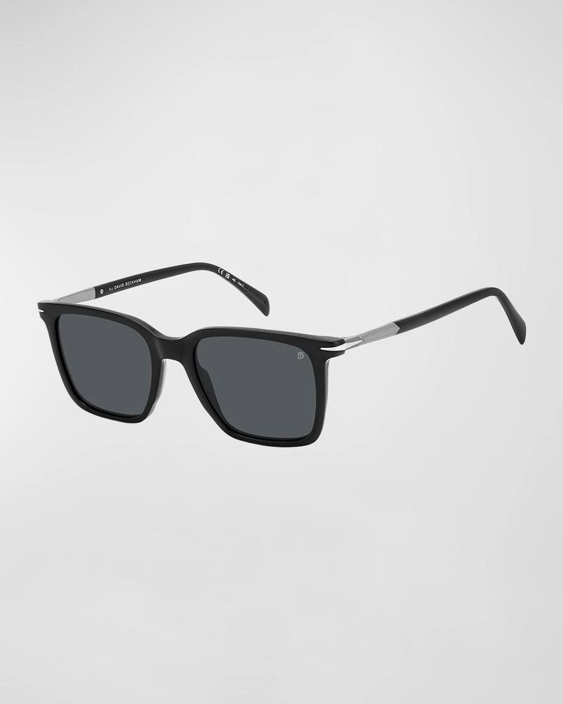 David Beckham Men's Acetate Rectangle Sunglasses 1
