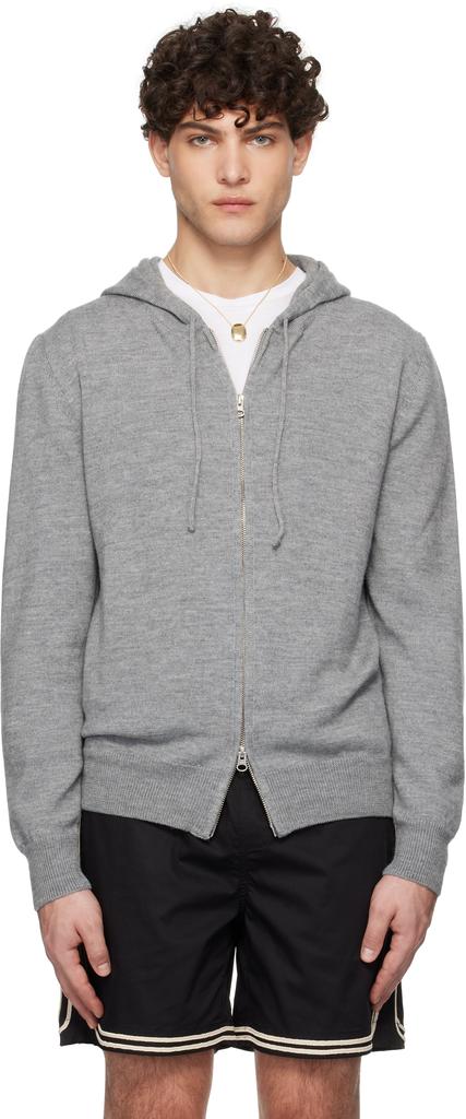 paloma—wool グレーニットパーカー Paloma Wool Gray Claus Hoodie - Hoodies - BeyondStyle