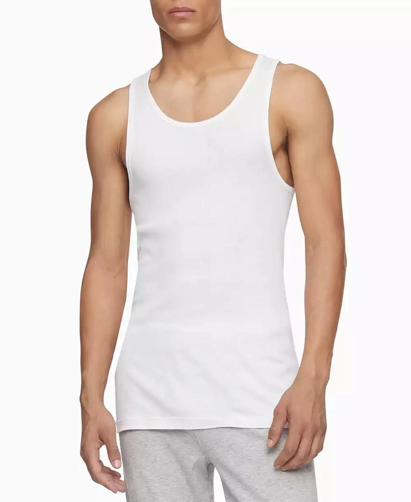 Calvin Klein Men's 5-Pack Cotton Classics Tank Top Undershirts 5