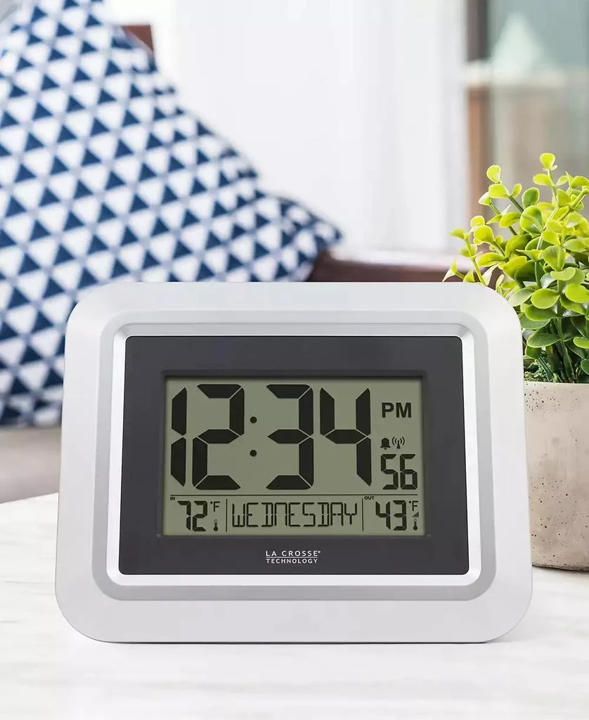La Crosse Technology 513-1918S-INT Atomic Digital Wall Clock with Temperature 5