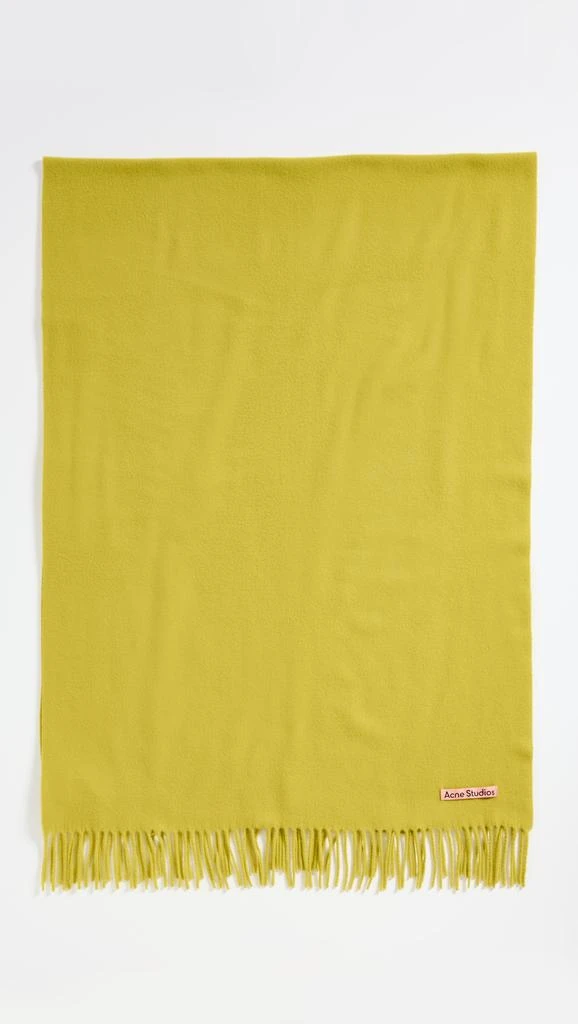 Acne Studios Oversized Fringe Wool Scarf 1