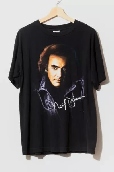 Magic Carpet Vintage Vintage 1990s Distressed Neil Diamond Graphic Tour T-Shirt 1
