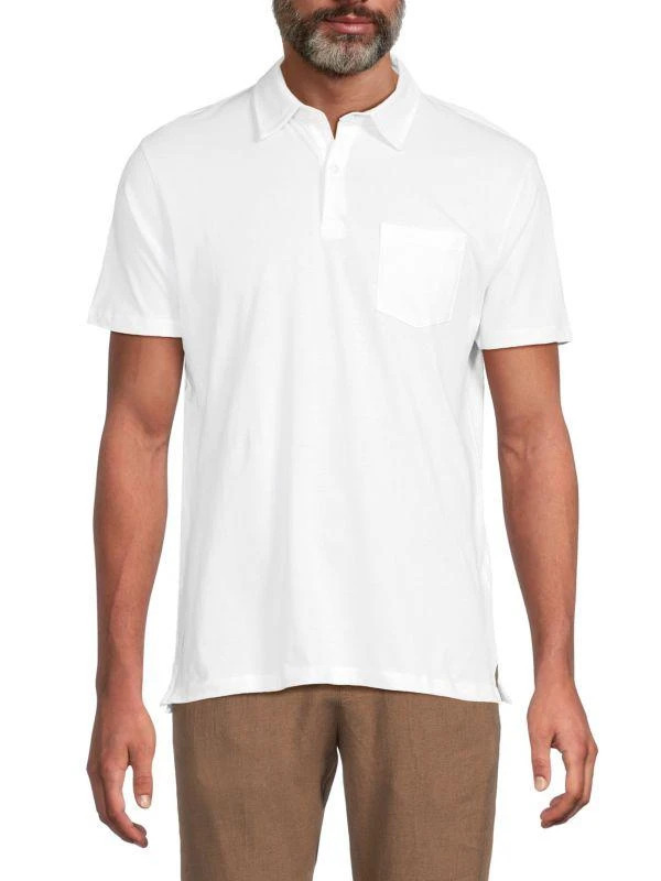 Slate & Stone Solid Pocket Polo 1
