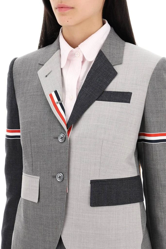 Thom Browne Thom Browne Fun-Mix Panelled Blazer 4