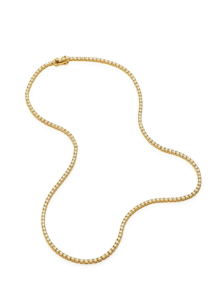 Missoma Classic Tennis 18kt gold-plated necklace 2