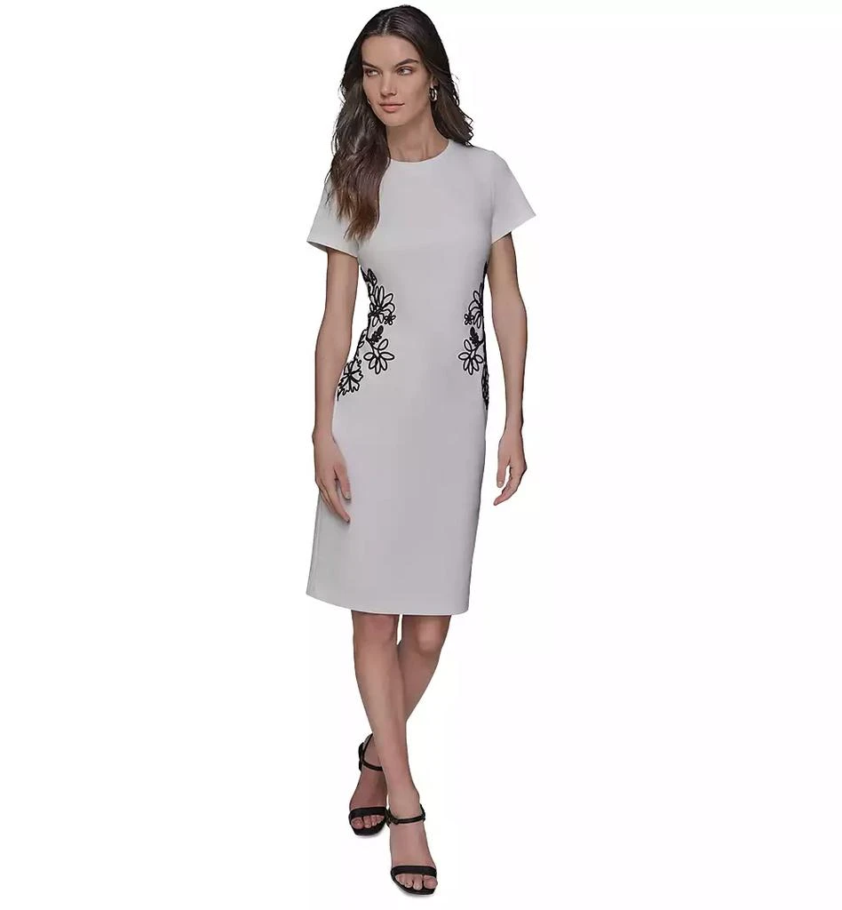 white christmas dresses Karl Lagerfeld Silk Black Cocktail Dress – Vintage Grace main image 1
