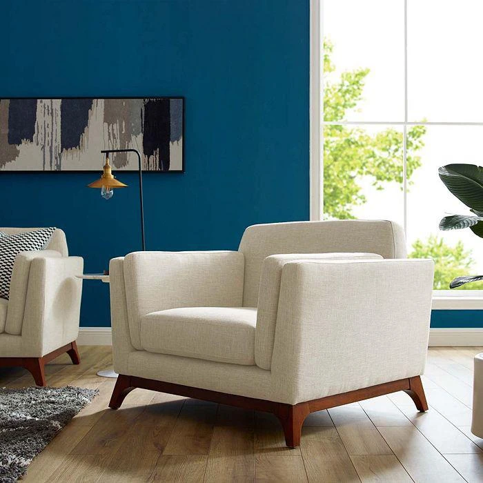 Modway Chance Upholstered Fabric Armchair 6