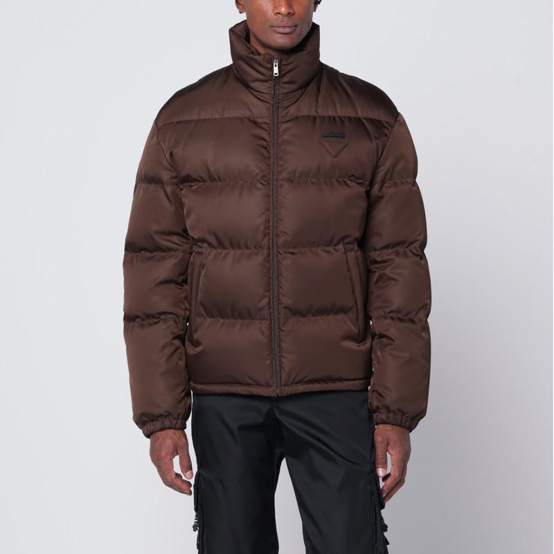 Prada Zip-Up Down Bomber Jacket – On Sale Now with Up to 27% Off